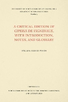 Book Cover for A Critical Edition of Ciperis de Vignevaux, With Introduction, Notes, and Glossary by William Sledge Woods