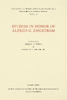 Book Cover for Studies in Honor of Alfred G. Engstrom by Robert T. Cargo