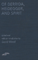 Book Cover for Of Derrida Heidegger & Spirit by David Wood