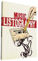 Book Cover for Music Listography Journal by Lisa Nola