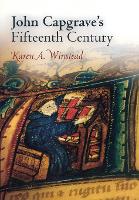 Book Cover for John Capgrave's Fifteenth Century by Karen A. Winstead