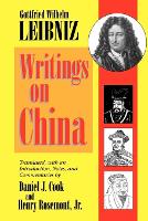 Book Cover for Writing on China by G. W. Leibniz