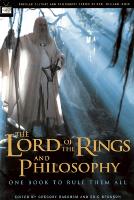 Book Cover for The Lord of the Rings and Philosophy by Gregory Bassham