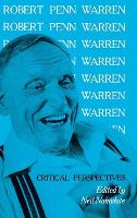 Book Cover for Robert Penn Warren by Neil Nakadate