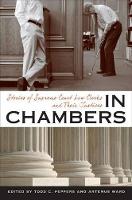 Book Cover for In Chambers by Todd C. Peppers