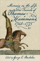 Book Cover for Memoirs on the Life and Travels of Thomas Hammond, 1748-1775 by George E. Boulukos