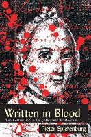 Book Cover for Written in Blood by Pieter Spierenburg