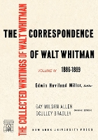 Book Cover for The Correspondence of Walt Whitman (Vol. 4) by Eric Miller