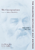 Book Cover for The Correspondence: Volume I by Walt Whitman