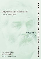 Book Cover for Daybooks and Notebooks: Volume I by Walt Whitman