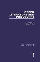 Book Cover for Greek Literature and Philosophy by Gregory Nagy