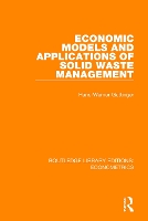 Book Cover for Economic Models and Applications of Solid Waste Management by Hans Gottinger