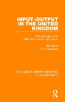 Book Cover for Input-Output in the United Kingdom by W. F. Gossling