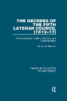Book Cover for The Decrees of the Fifth Lateran Council (1512–17) by Nelson H. Minnich