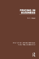 Book Cover for Pricing in Business by Douglas Hague