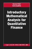 Book Cover for Introductory Mathematical Analysis for Quantitative Finance by Daniele Ritelli, Giulia Spaletta