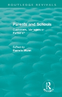 Book Cover for Parents and Schools (1993) by Pamela Munn