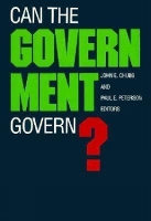 Book Cover for Can the Government Govern? by John E. Chubb