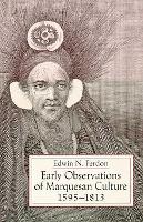 Book Cover for Early Observations of Marquesan Culture, 1595-1813. by Edwin N. Ferdon