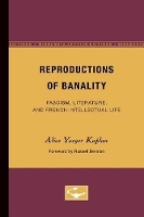 Book Cover for Reproductions of Banality by Alice Yaeger Kaplan, Russell Berman