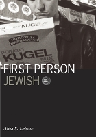 Book Cover for First Person Jewish by Alisa S Lebow