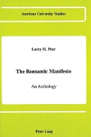 Book Cover for The Romantic Manifesto by Larry H Peer