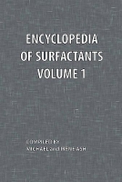 Book Cover for Encyclopedia of Surfactants Volume 1 by Michael Ash