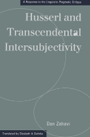 Book Cover for Husserl and Transcendental Intersubjectivity by Dan Zahavi