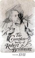 Book Cover for The Complete Works of Robert Browning, Volume XVII by Robert Browning