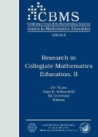 Book Cover for Research in Collegiate Mathematics Education II by Jim Kaput