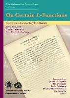 Book Cover for On Certain L-Functions by James Arthur