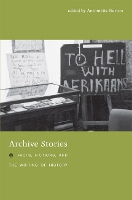 Book Cover for Archive Stories by Antoinette Burton