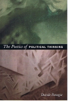 Book Cover for The Poetics of Political Thinking by Davide Panagia