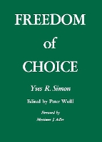 Book Cover for Freedom of Choice by Yves R. Simon