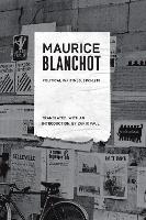 Book Cover for Political Writings, 1953-1993 by Maurice Blanchot, Kevin Hart