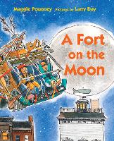 Book Cover for A Fort on the Moon by Maggie Pouncey