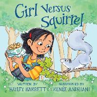 Book Cover for Girl Versus Squirrel by Hayley Barrett