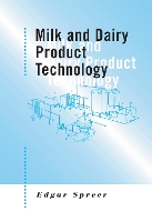 Book Cover for Milk and Dairy Product Technology by Edgar (Consultant, Dresden, Germany) Spreer