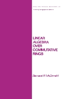 Book Cover for Linear Algebra over Commutative Rings by Mcdonald