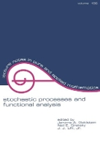 Book Cover for Stochastic Processes and Functional Analysis by Jerome University of Memphis, Tennessee, USA Goldstein