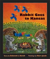 Book Cover for Rabbit Goes to Kansas by Deborah L. Duvall