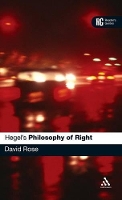 Book Cover for Hegel's 'Philosophy of Right' by Dr David Edward Rose
