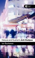 Book Cover for Deleuze and Guattari's 'Anti-Oedipus' by Ian (University of Wollongong, Australia) Buchanan