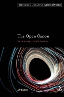 Book Cover for The Open Canon by Avi Sagi