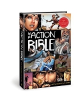 Book Cover for The Action Bible by Sergio Cariello,   David C. Cook Publishing Co
