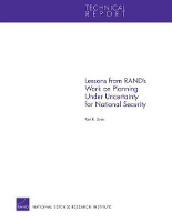 Book Cover for Lessons from Rand's Work on Planning Under Uncertainty for National Security by Paul K. Davis