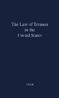 Book Cover for The Law of Treason in the United States by 
