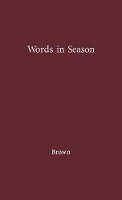 Book Cover for Words in Season by Ivor Brown