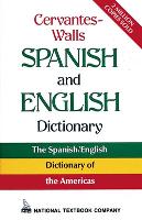 Book Cover for Cervantes-Walls Spanish and English Dictionary by National Textbook Company