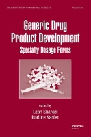 Book Cover for Generic Drug Product Development by Leon Shargel, Isadore Kanfer